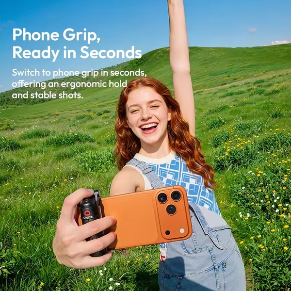 Gậy selfie mini Ulanzi JJ21 2 in 1 kiêm chân máy để bàn với điều khiển từ xa 10M dành cho điện thoại chính hãng