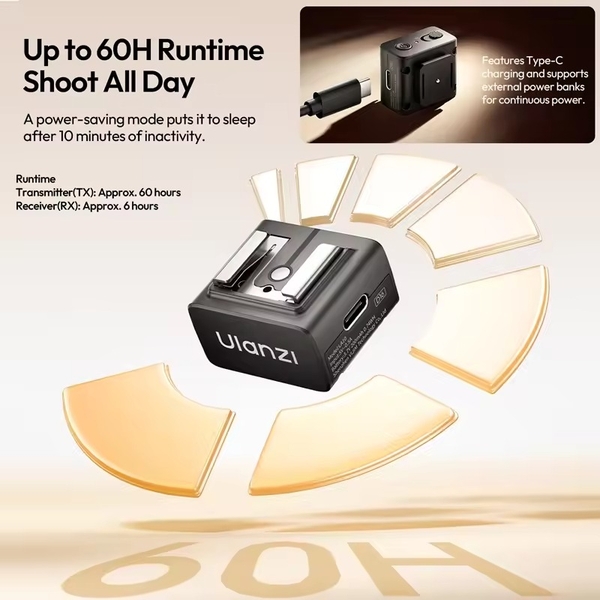 Ulanzi LA10 Trigger kích hoạt Flash mini ngàm Coldshoe chính hãng