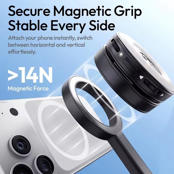 Chân máy kiêm gậy selfie từ tính Ulanzi SK21 cao 1.8m dành cho điện thoại di động hỗ trợ không dây Bluetooth