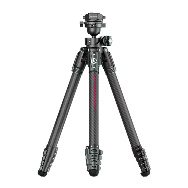 Chân máy du lịch Travel Tripod Ulanzi JJ05 chất liệu Carbon Fiber / Cột giữa 2 phần chính hãng