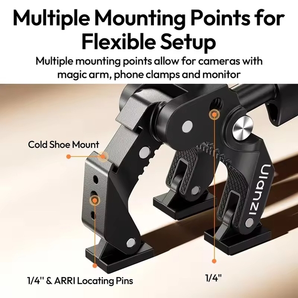 Ulanzi CO78 Super Clamp Dual Ball Heads chính hãng