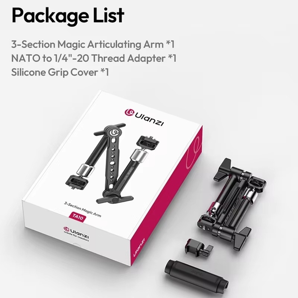 Ulanzi TA10 Magic Articulating Arm với lỗ vít 1/4