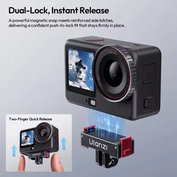 Bộ chuyển đổi Ulanzi OA24 Magnetic Quick Release dành cho DJI Action 6/Nano cao cấp chính hãng