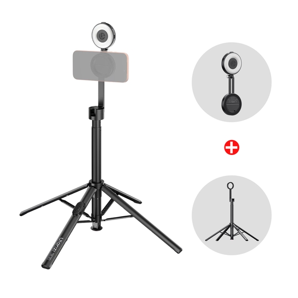 Chân máy kiêm gậy selfie từ tính Ulanzi SK21 cao 1.8m dành cho điện thoại di động hỗ trợ không dây Bluetooth