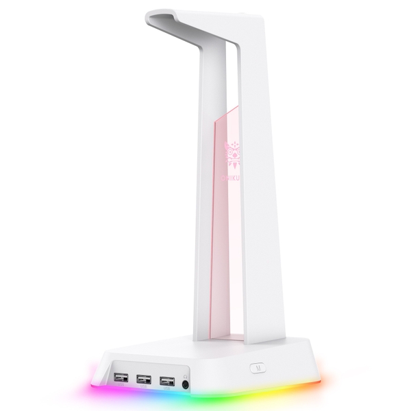 GIÁ ĐỠ TAI NGHE ONIKUMA ST-2 TÍCH HỢP 3 CỔNG USB + JACK 3.5MM – HỖ TRỢ SẠC PIN