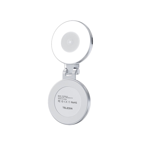Telesin S5-BGD-01 đèn trợ sáng selfie dành cho điện thoại 2700 - 7500K, kết nối từ tính chính hãng