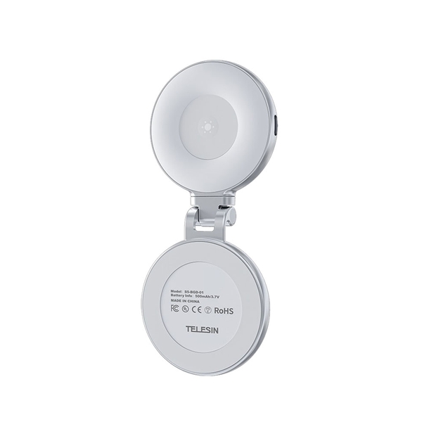 Telesin S5-BGD-01 đèn trợ sáng selfie dành cho điện thoại 2700 - 7500K, kết nối từ tính chính hãng