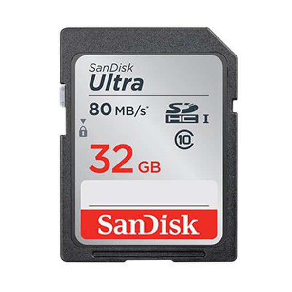 Thẻ nhớ lớn SD Sandisk 32GB chuẩn Class 10 - Cho máy ảnh
