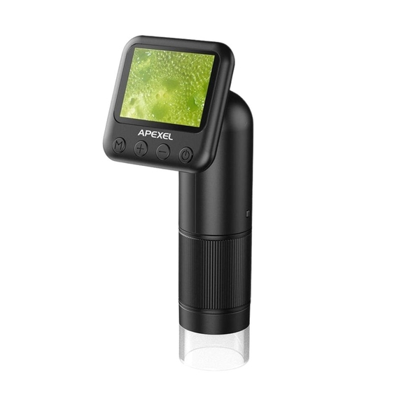 Kính hiển vi cầm tay tích hợp màn hình LCD 2inch APEXEL 400-800X APLMS008