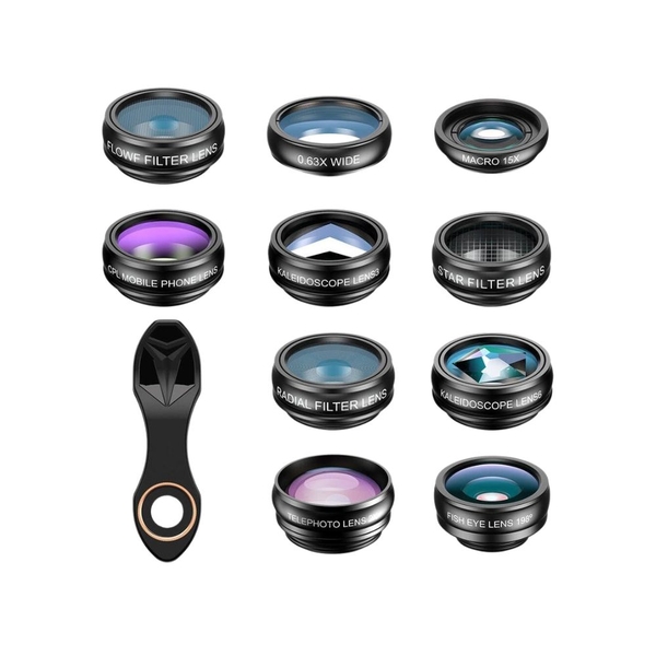 Ống kính Macro chụp cận cảnh cho điện thoại Apexel APL-DG10 10 IN 1