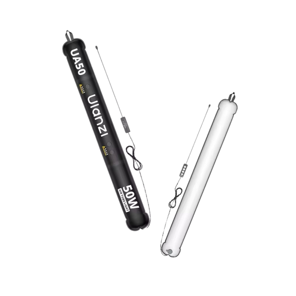 Đèn ống bơm hơi khí Ulanzi UA50 công suất 50W nhiệt độ màu 2700-6500K hỗ trợ từ tính tiện lợi chính hãng