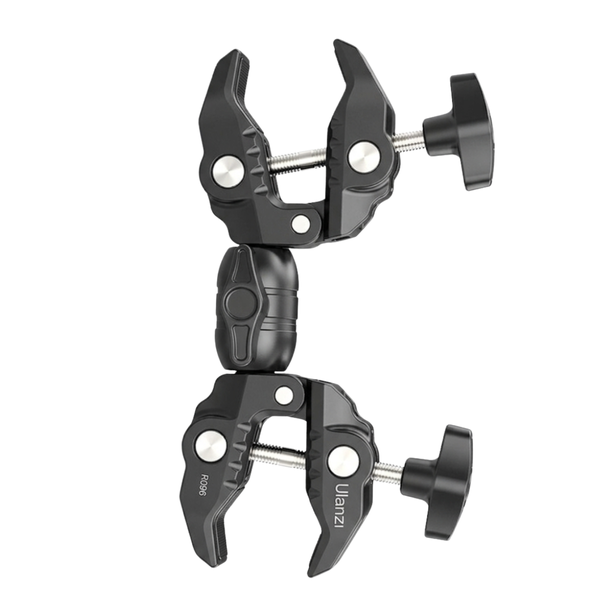 Ulanzi R096 Double Super Clamp - Kẹp càng cua đa năng 2 đầu xoay 360 độ cho Studio