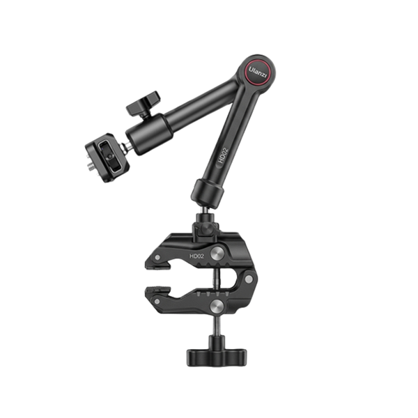 Ulanzi HD02 bộ Kit Super Clamp kèm tay Magic Arm ngàm Nato Rail dài 10inch chính hãng