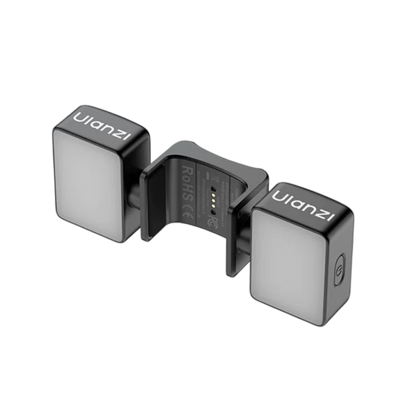Đèn Ulanzi LM06 hỗ trợ từ tính kép xoay 360 độ dành cho camera hành động DJI OSMO Pocket 3/4 chính hãng