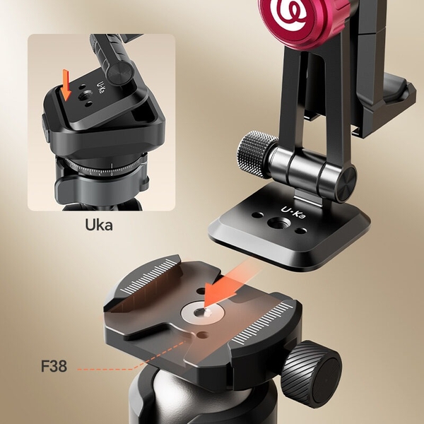 Ulanzi MA51 kẹp điện thoại tháo lắp nhanh chất hiệu hợp kim nhôm chính hãng