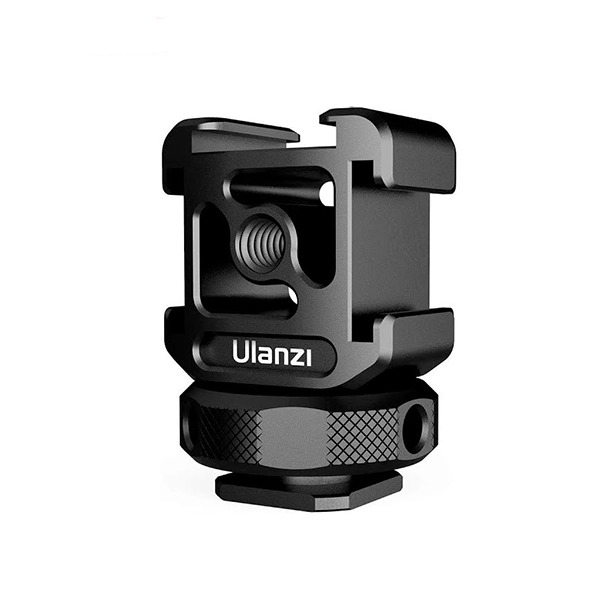 Ngàm mở rộng đa năng Ulanzi PT-12 Với 3 Cold shoe mount gắn thêm đèn, mic và phụ kiện