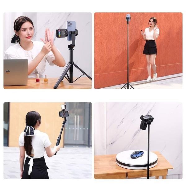 Tripod kiêm gậy Selfie Ulanzi SK-03 kèm Remote Bluetooth dùng cho điện thoại tiện lợi