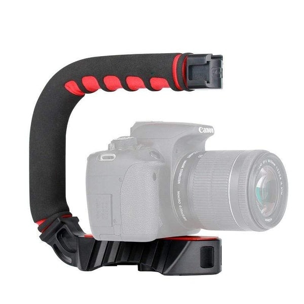 Ulanzi U-Grip Pro Video Handgrip tay cầm chống rung dành cho máy ảnh/điện thoại tích hợp 3 cold shoe tiện lợi