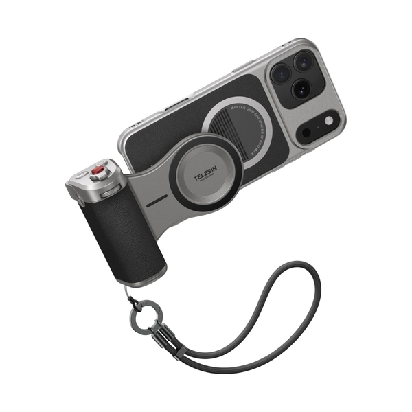 TELESIN Master Grip bộ tay cầm chụp hình cho điện thoại iPhone17 Pro/Pro max kết nối từ tính chính hãng