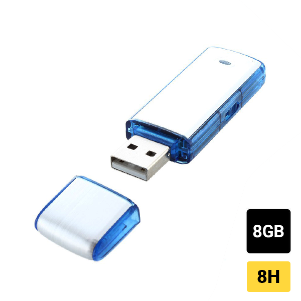 Usb ghi âm giá rẻ T8 - Tích hợp bộ nhớ trong 8GB