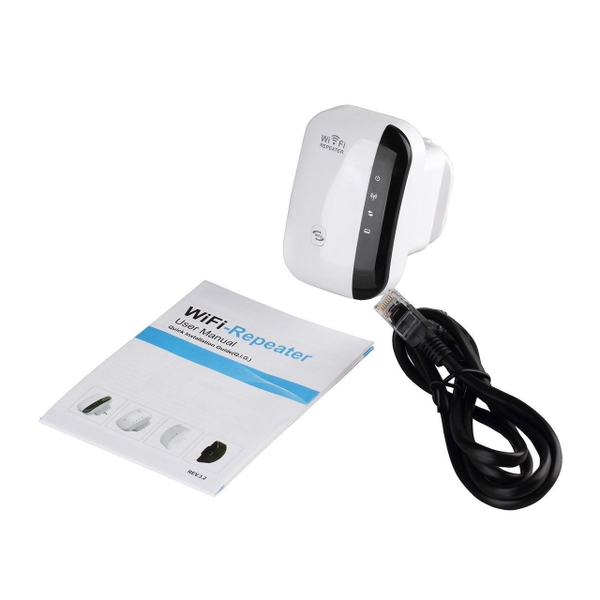 Bộ kích sóng wifi WR03 300M Portable 300Mbps 2.4GHz - Repeater wifi Socket Plug 220V