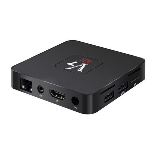 [Xả hàng] Android TV Box V7 Rockchip 3328 Quadcore - 1GB Ram 8GB Rom Android 7.1 USB 3.0