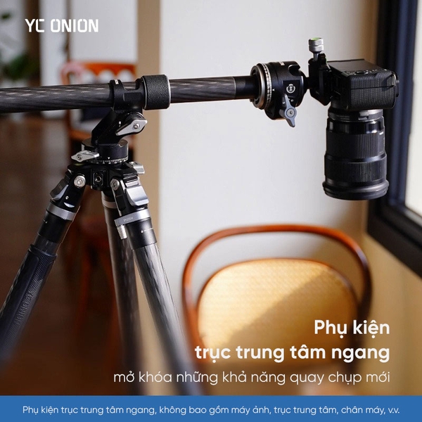 YC Onion Overhead Rig FY56 Adapter mở rộng cột ngang cho Tripod Tako T23