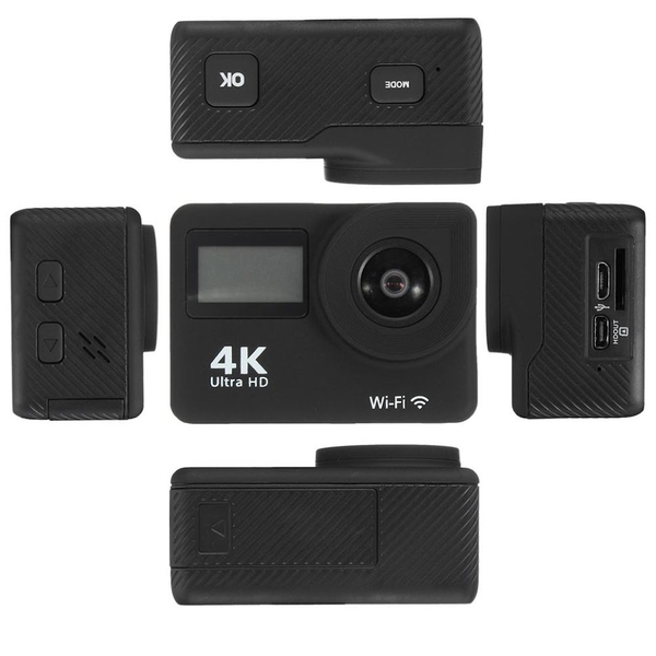 Camera phượt gắn mũ bảo hiểm AS2 Ultral HD F60R - SJ6000 màn hình cảm ứng