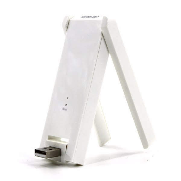 Bộ kích sóng wifi Mercury 2 râu MW302RE - Cổng USB chính hãng