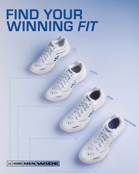 Giày Cầu Lông Yonex SHB 65Z4S Slim White 2025 – Chân Thon (2C