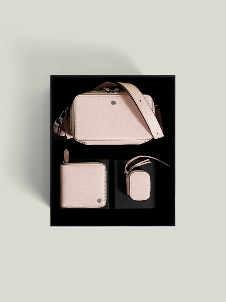 Combo - Túi - Ví - Charm Pink