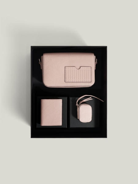 Combo - Túi - Ví - Charm Pink