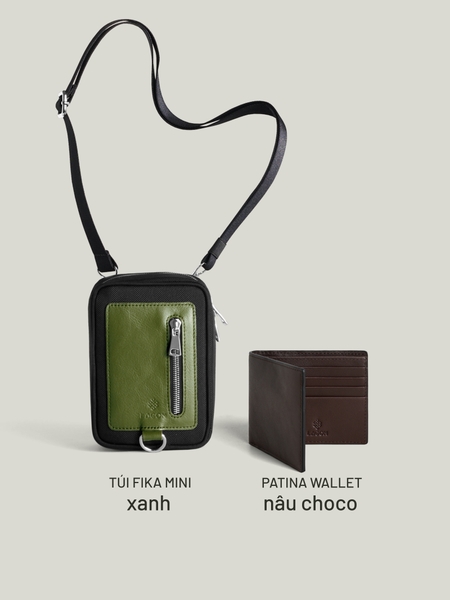 Túi Fika + Ví Patina