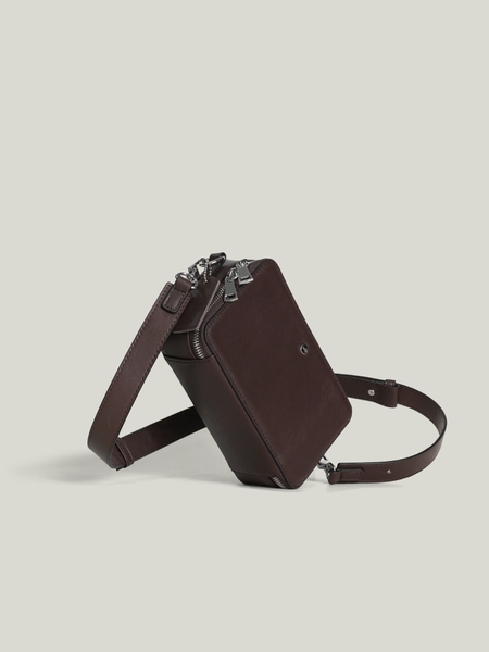 Brick Bag - Nâu Chocolate - Vachetta