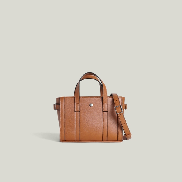 City Cabas S - Leather Small Tote Bag