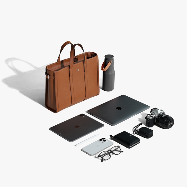 City Cabas L - Leather Large Tote Bag
