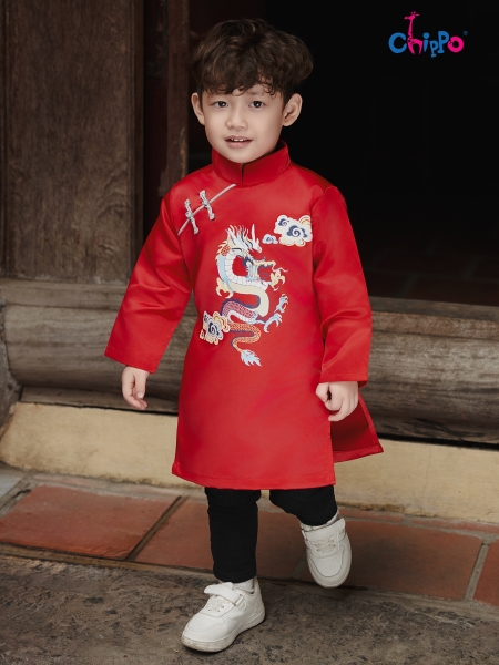 Áo dài rồng mây