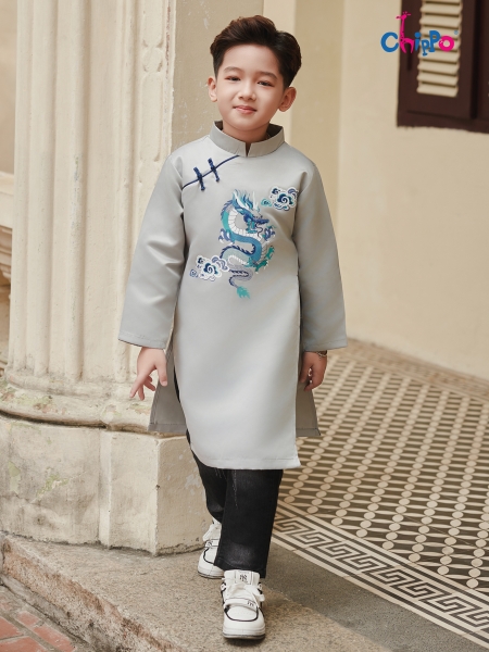 Áo dài rồng mây