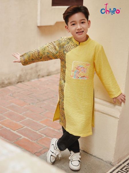 Áo dài vẩy rồng đón tết