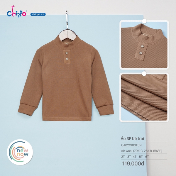 Áo 3F nẹp cúc