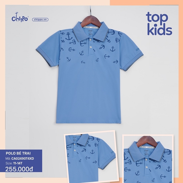 Áo Polo mỏ neo đại