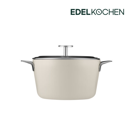 Nồi Vola Edelkochen 5 lớp inox 316 màu Trắng Ivory - Size 20cm Sa Maison