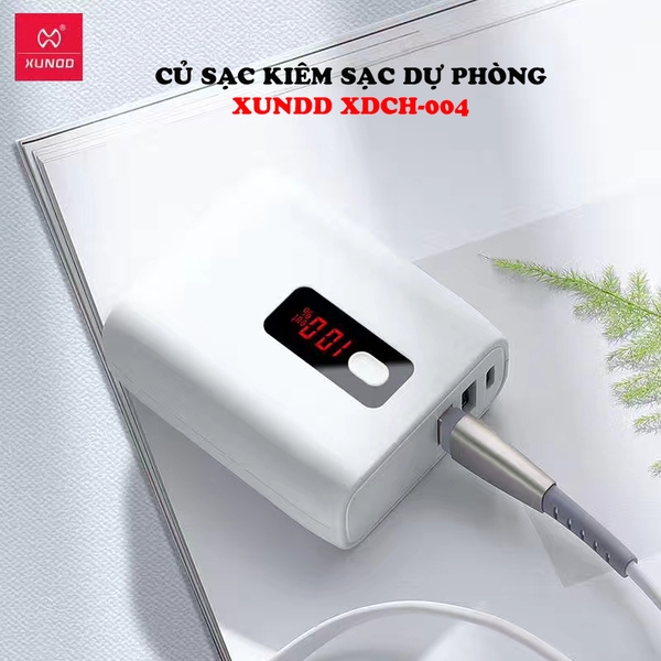 Củ Sạc Kiêm Sạc Dự Phòng Xundd XDCH-004