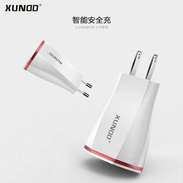 Củ Sạc 2 Cổng USB Fly Charge Xundd