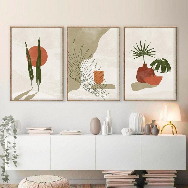 Bộ 03 bức trừu tượng- Tranh treo phòng khách, phòng ngủ hiện đại- Tranh canvas họa tiết lá và hoa- Mã GN637 Góc nhà Decor Bộ 03 Bức Trừu Tượng- Tranh Treo Phòng Khách, Phòng Ngủ Hiện Đại- Tranh Canvas Họa Tiết Lá Và Hoa- Mã Gn637 Góc Nhà Decor