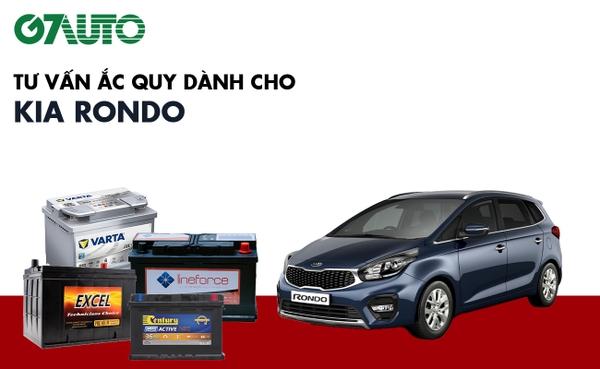Bình ắc quy xe KIA Rondo: Bảng giá và thông số kỹ thuật