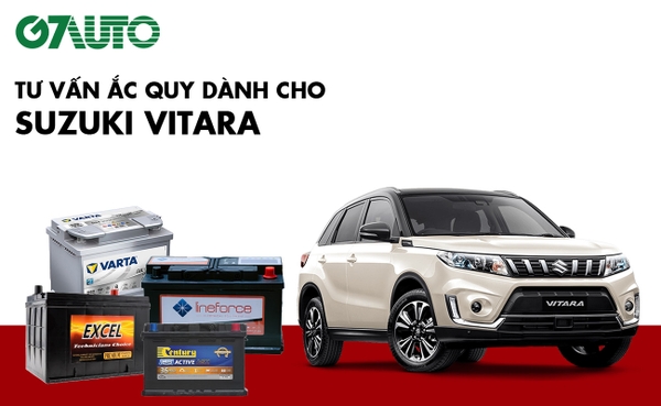 Bình ắc quy xe Suzuki Vitara: Bảng giá và thông số kỹ thuật