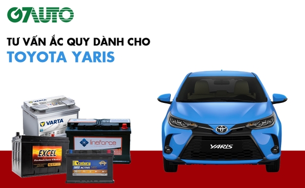 Bình ắc quy xe Toyota Yaris: Bảng giá và thông số kỹ thuật