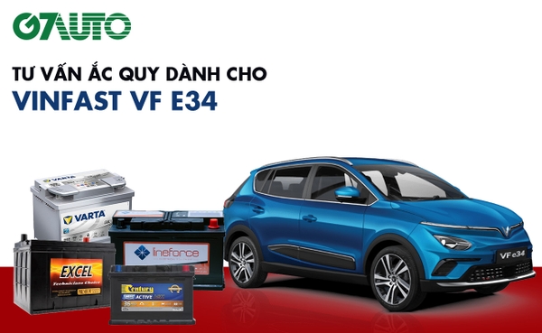 Bình ắc quy xe điện Vinfast VF e34: Bảng giá và thông số kỹ thuật