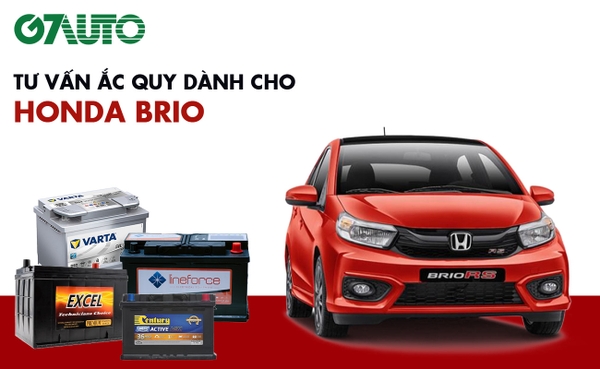 Bình ắc quy xe Honda Brio: Bảng giá và thông số kỹ thuật